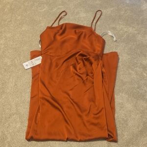 Azazie Terracotta Formal Dress